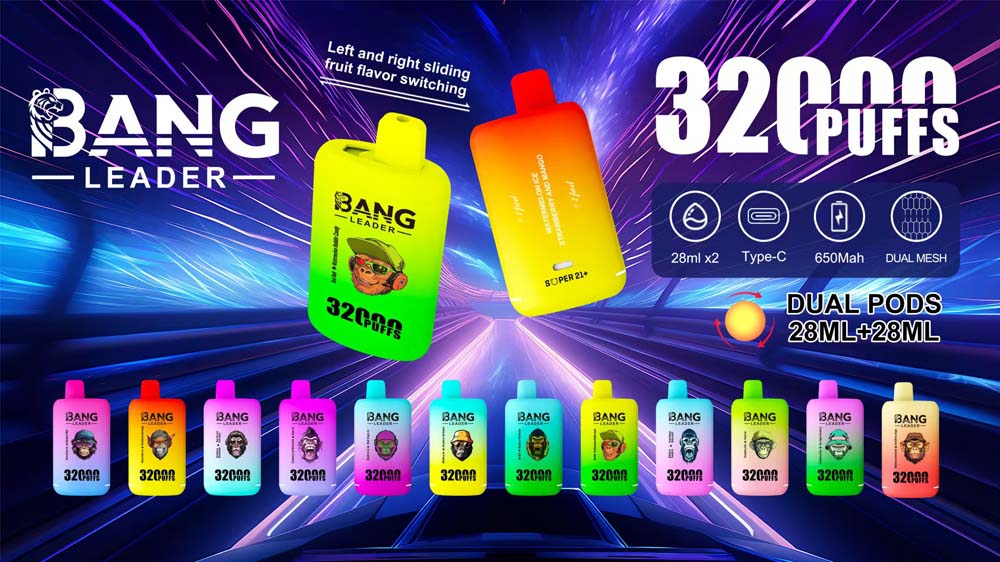 ใหม่ Bang 32000 32K ผู้นำพัฟ vape disposer