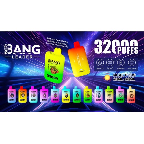 ใหม่ Bang 32000 32K ผู้นำพัฟ vape disposer