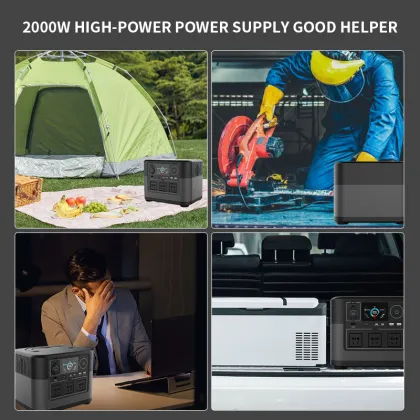 Portable Solar Power Station 1000W - Outdoor Solar Energy System for Electric Cars