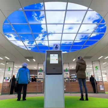 In Stock 60X60 Blue Sky LED Panel Light - Decorative LED Ceiling Light