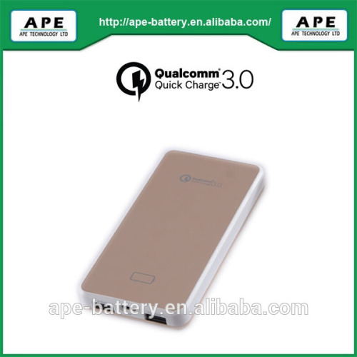 Quick charge 3.0 portable power bank 8000mAh