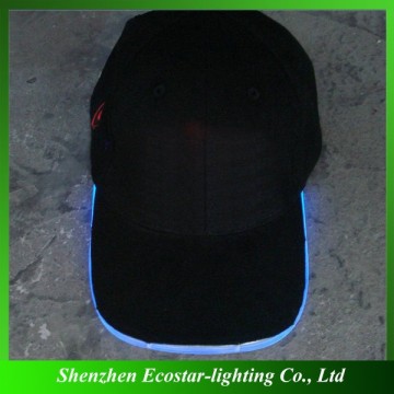 Sound Activated EL Advertising Cap Wholesale Flashing EL Advertising Caps