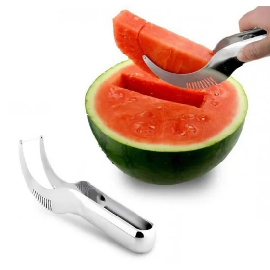 stainless steel cantaloupe watermelon cutter spliter slicer