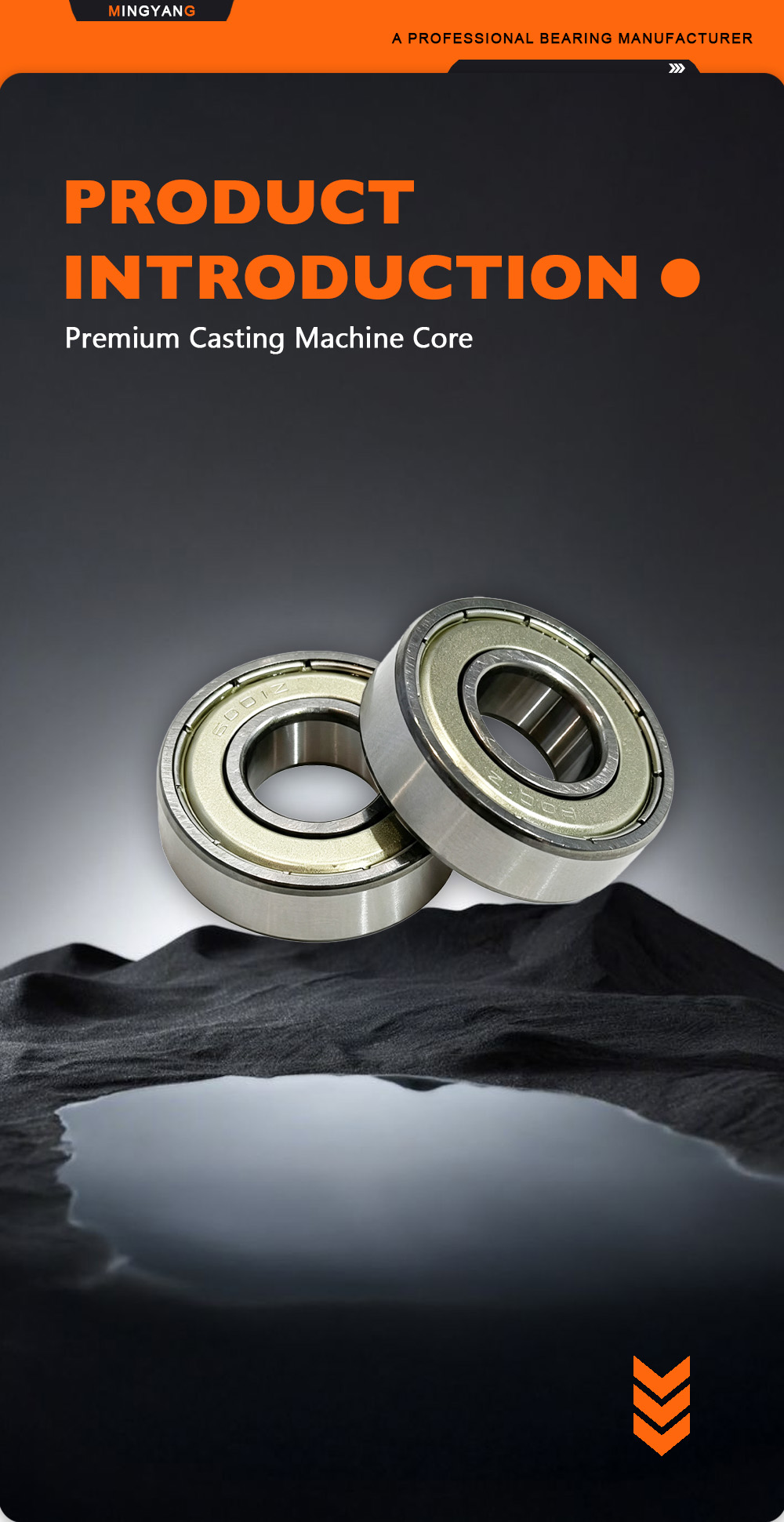 6001 ZZ Shielded General‑Purpose Ball Bearing X