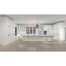 Modern white open kitchen custom kitchen cabinets