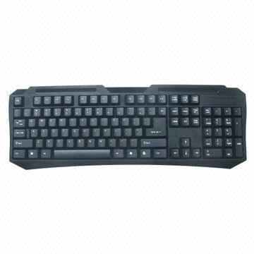 Keyboard with 104 Standard Keys, 1.4m Cable, Game Keycaps, FCC, CE