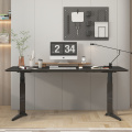 Bureau debout en cuir PU noir pour le bureau