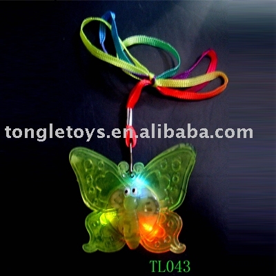 Flashing Butterfly Shaped Necklace