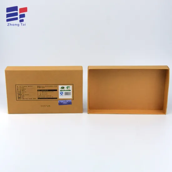 Kraft paper tea packaging box