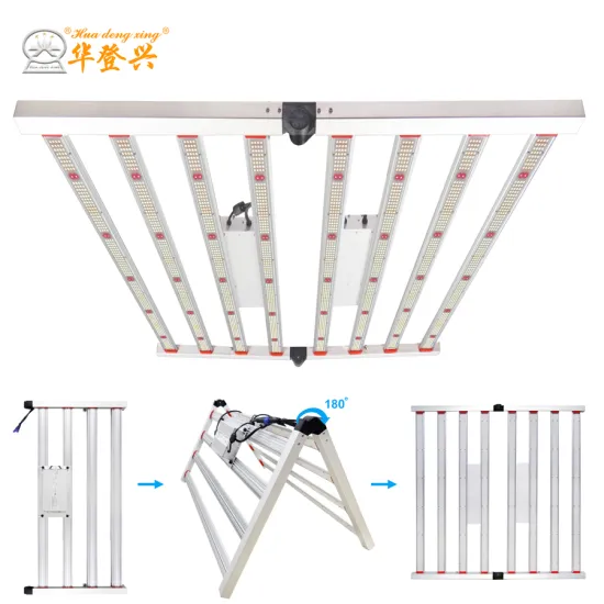 Growing plant systems foldable 800w led grow light