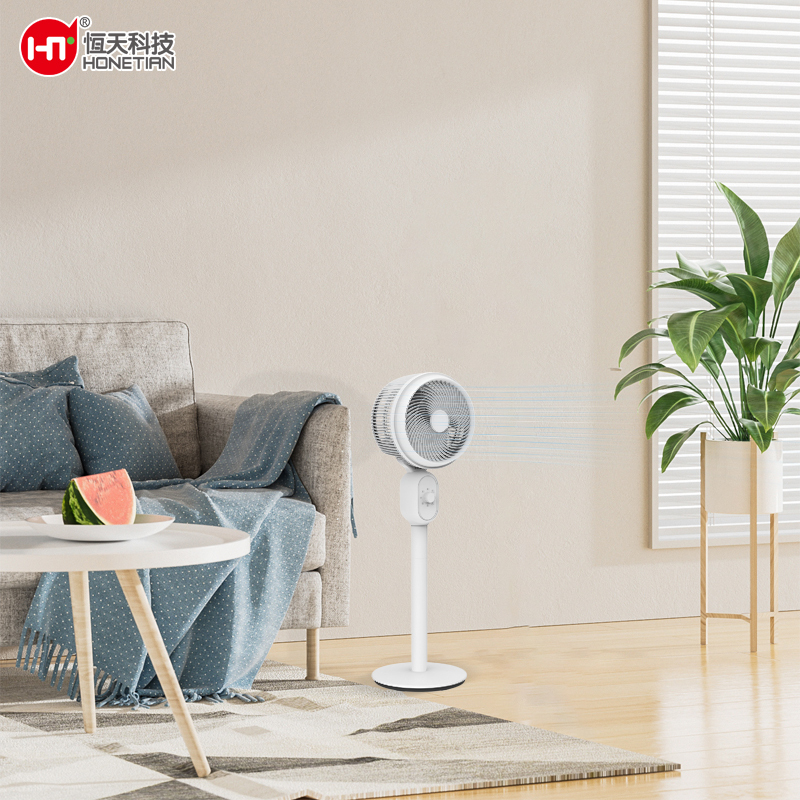 HONETIAN knob control 3 speeds auto oscillation 8 inches AC circulator custom colors indoor plastics stand fan