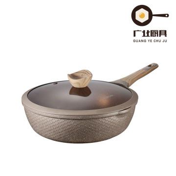 Вок Maifan с каменным антипригарным узором и чешуйчатым узором