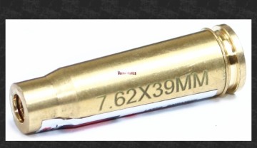 Vector Optics 7.62x39 mm Cartridge Red Laser Bore Sight Brass Boresighter Fit for AK-47 SKS Type 56 Rifles