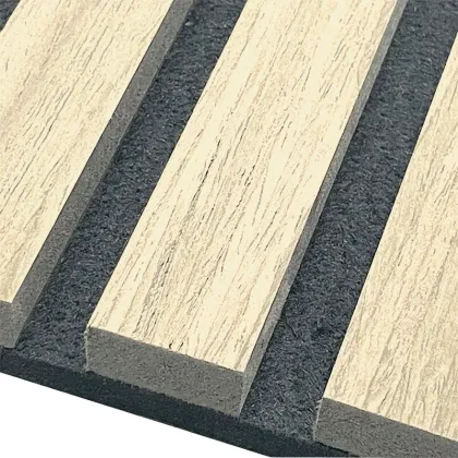 Acoustic Wall Panels: Akupanel Nature Veneer Wooden Slat Panels for Soundproofing
