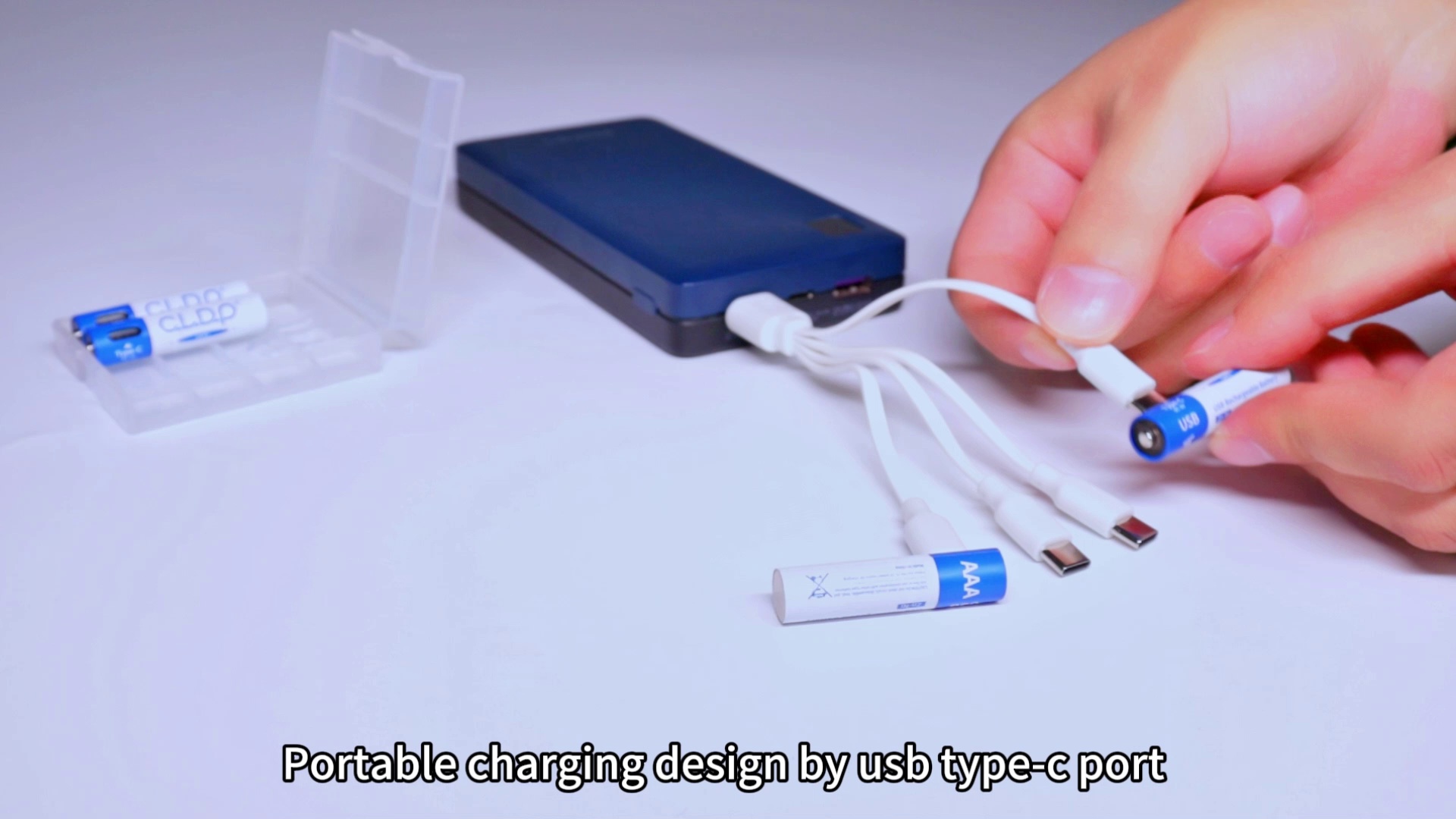 4pack CLDP 1.6V 500mWh Zn-Ni USB AAA rechargeable battery