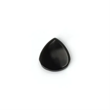 Wholesale High Quality Polished Shield Black Obsidian Gems