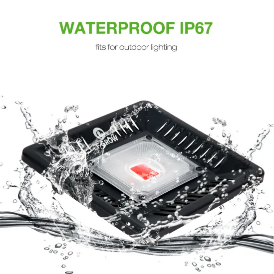 CE approved high quality out lighting waterproof cob full spectrum 100watt 50watt led grow light