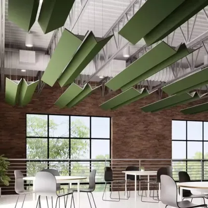 Creative Polyester Fiber Acoustic Ceiling Baffles