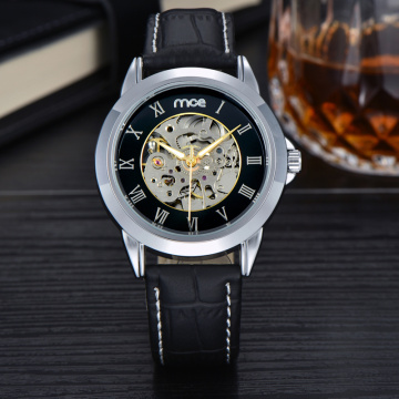 Classic Skeleton Mechanical Watch Men Oem