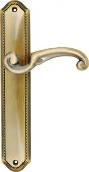 brass door lock handle