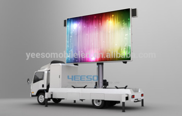 P10 outdoor mobile scrolling advertising LED display truck