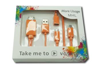for Samsung S2 S3 S4 Multi11pin Mhl Micro USB to HDMI HDTV Adapter Cable