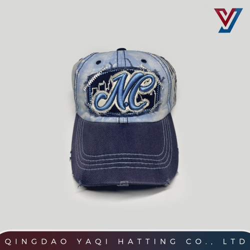 Custom 6-Panel Unstructured Cap with Embroidered Logo