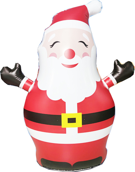 inflatable PVC Santa for Christmas decoration