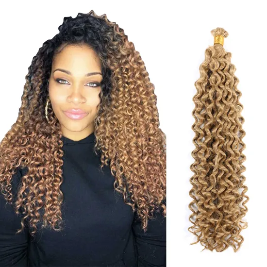 Wholesale Suppliers of 14-inch 100g Passion Twist Colorful Premium Synthetic Water Wave Hair Braiding Extensions