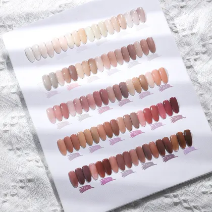 ZRKGEL 30 Color UV Gel Polish Nail Art Kit - Summer Ice Icy Jelly Gel Polishes