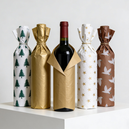 विशेष अवसरों के लिए सुंदर रेड वाइन रैप