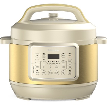 5.5L Dual-Hut-Kocher gute Qualität Küche Elektrischer Multi-Schnäppchen-Kochtopf Hot Pot Dampfer Weiß weiß