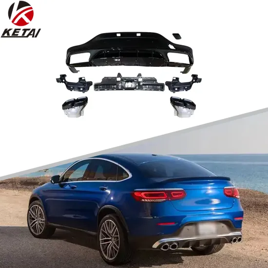 GLC43 Style Car Rear Bumper Diffuser with Tips for BENZ C253 AMG Coupe 2019+" could be shortened to:

"AMG Coupe Rear Bumper Diffuser for BENZ C253 2019+
