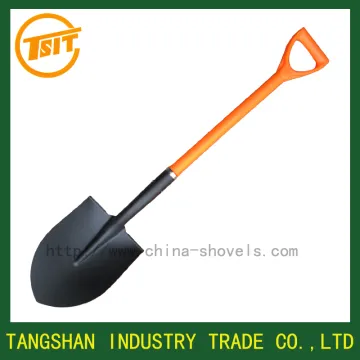 fibreglass handle pointed head spade shovel