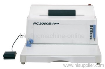 A4 Size Hard Cover Electric Coil Binding Machine 