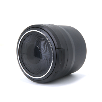Portable Car Ashtray with Cup Holder and Steel Mount: Smokeless Cigarette Solution