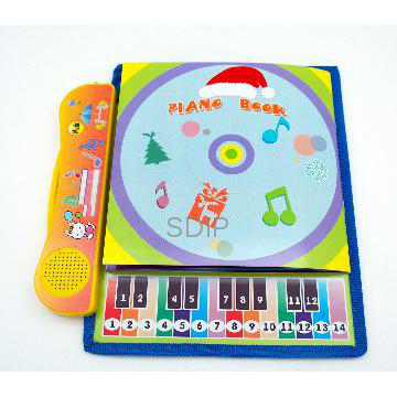 EDUCATION TOY Electronic Piano Book  touch keyboard classic song NEW!