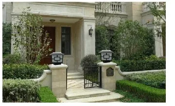 Mosaic outdoor pillar gate light,outdoor gate light