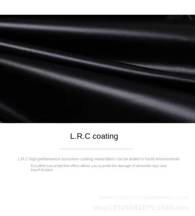 Super Water Repellent 3-Section Folding Portable Vinyl Umbrella