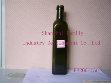 glass olive oil bottle