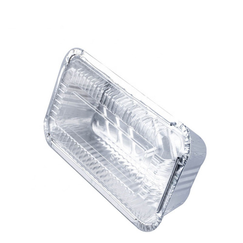 Disposable aluminium foil tray with plastic lid