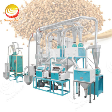 Fully Automatic ORME Semolina Process Line for Wheat Flour Milling - 100 Tons per Day