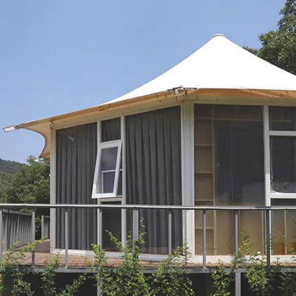 Modern Design Scenic Area Luxury Glass Tent Camping