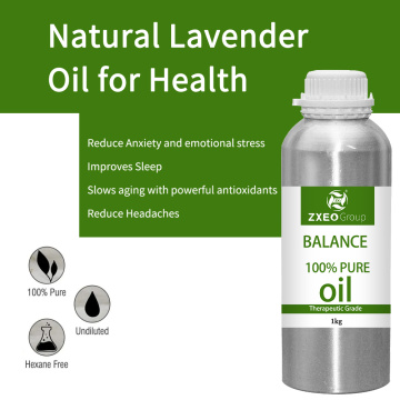 Aceite de equilibrio de alta pureza 100% puro botella natural Botella esencial Combustible Balance de aromaterapia Aceites esenciales