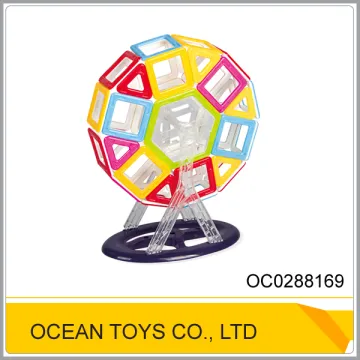 Educational assemble magnetic magnet blocks toy for sale OC0288169