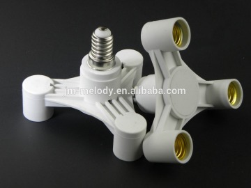 B22 E14 E27 E40 to 3 4 5 6 7 E27 GU10 E14 Splitter Adapter Separator lamp holder adaptor converter