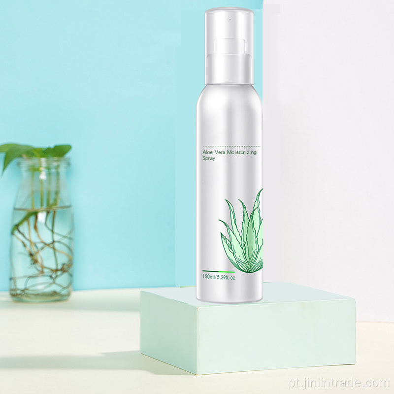 Spray de toner sensurador de água de aloe vera calmante