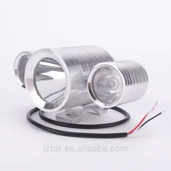 12V-60V 30W 3 in 1 Gree LED Spot Driving Front colorful Light Motorcycle Truck Bicycle Travel Camp Lamp Night Fog Headlight