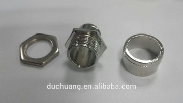 Screw in connector -zinc/brass connector