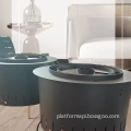 3D Steam decorative fireplaces core Round bluetooth music player indoor party decoration water vapor mist fireplace